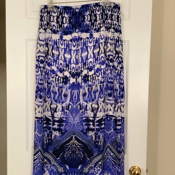 Express Double Slit Maxi Skirt - Size Large - Picture 4 of 5